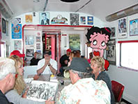 Interior of the diner