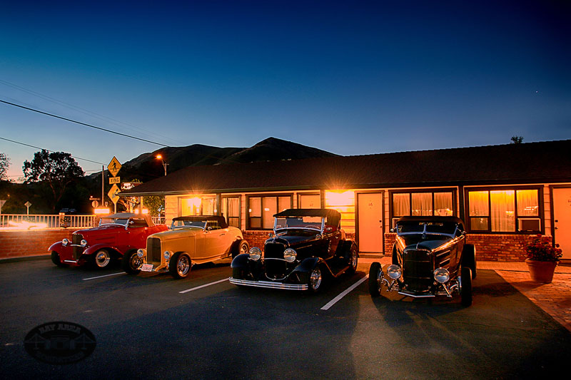 Roadsters feel right at home at our fvorite motor court in SLO